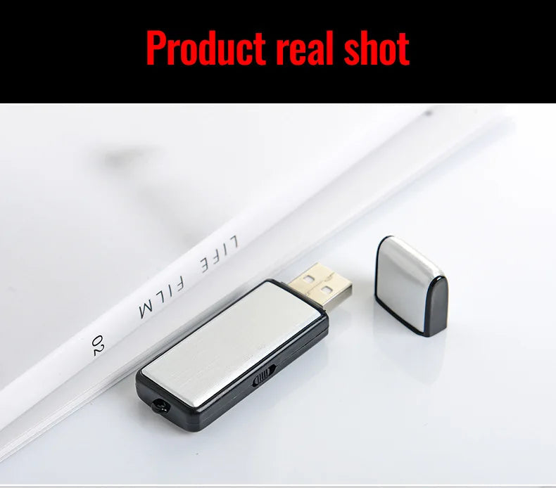 X09 Mini 8GB HD Voice Recorder USB Flash Drive Audio Voice Recording Device