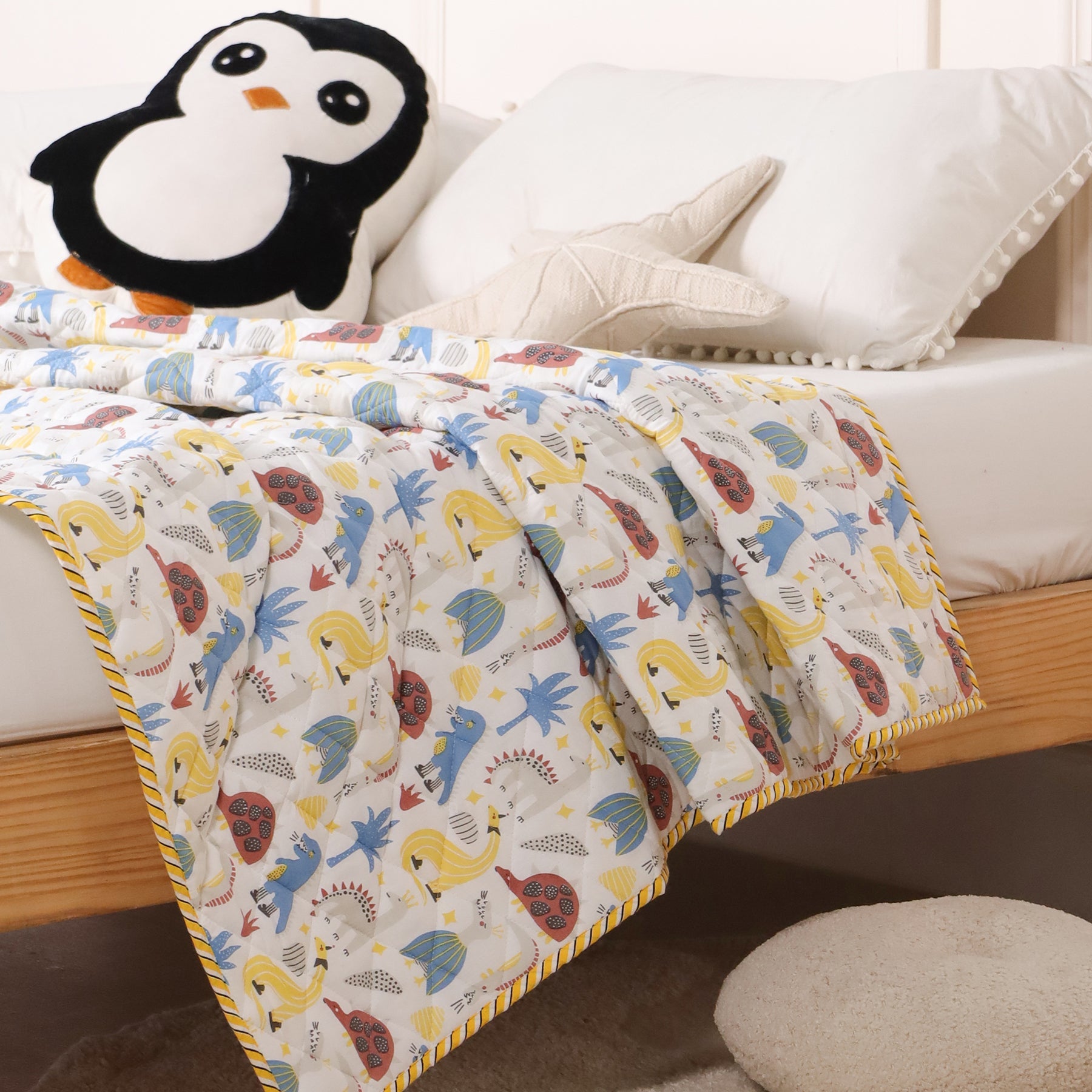 Imprimer Dino Adventure - Printed Baby Blanket-3