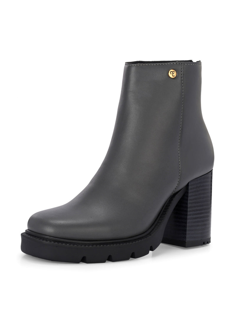EL PASO Women Faux Leather Casual Chelsea Boots-45