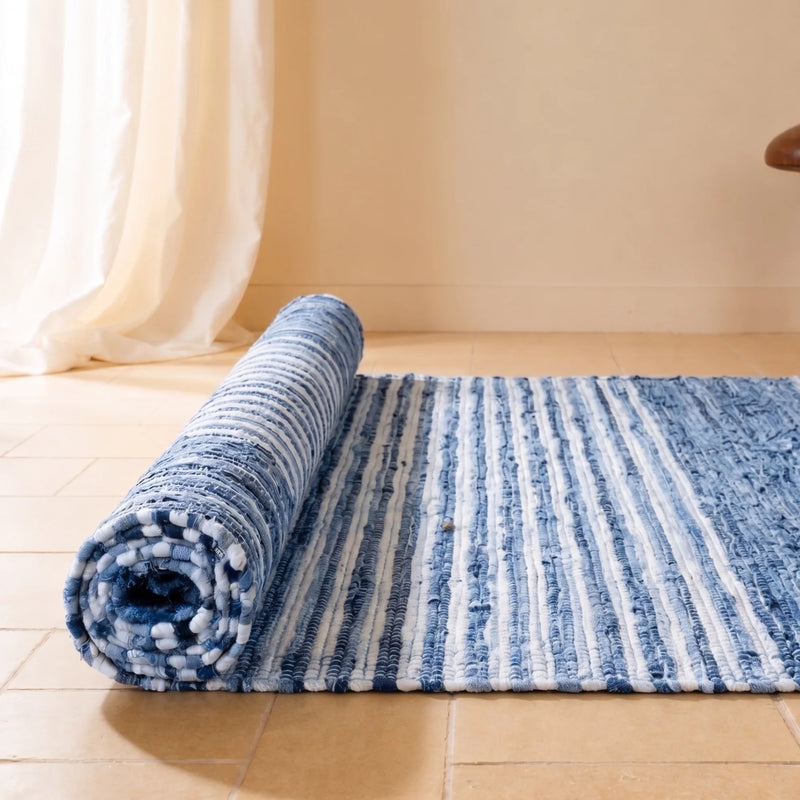 Earthology Soothe - Denim Recycled Rug (Blue)-6