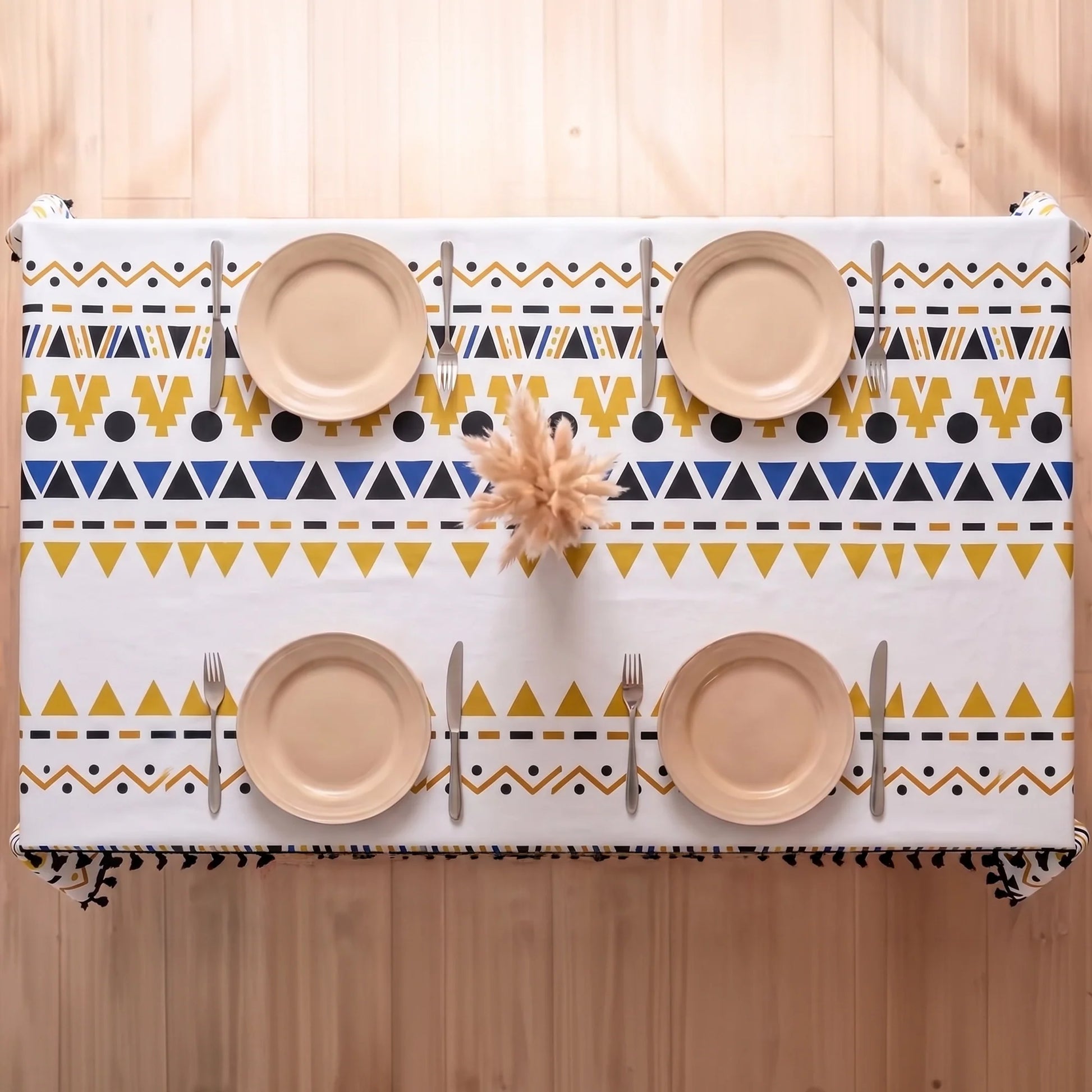 Imprimer Handpicked Santo - Table Cover (Yellow)-6