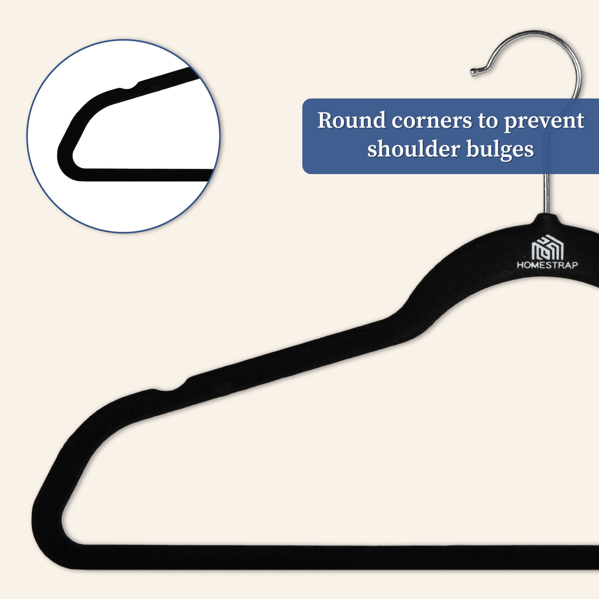 Velvet Anti-Slip Hanger | Ultra Thin Velvet Hanger