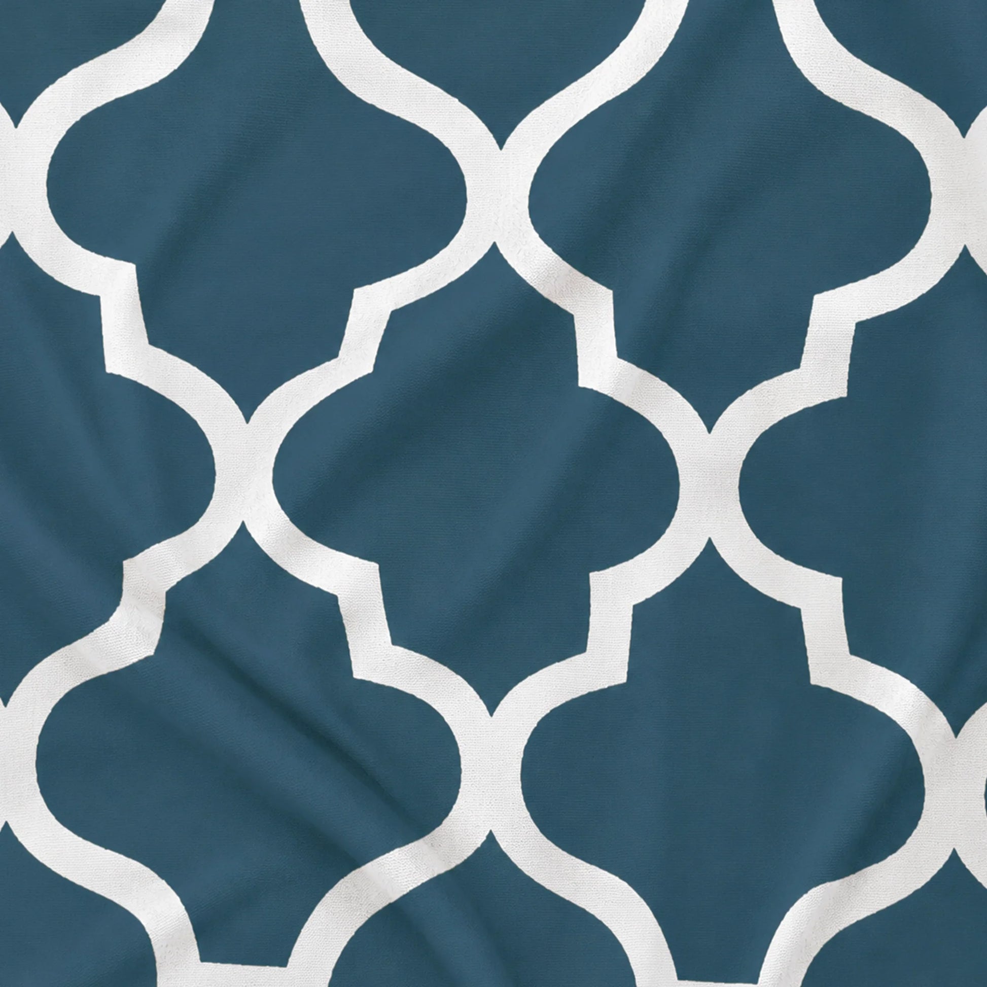 Imprimer Handpicked Soleil - Rod Pocket Printed Semi Blackout Curtain (Blue)-6