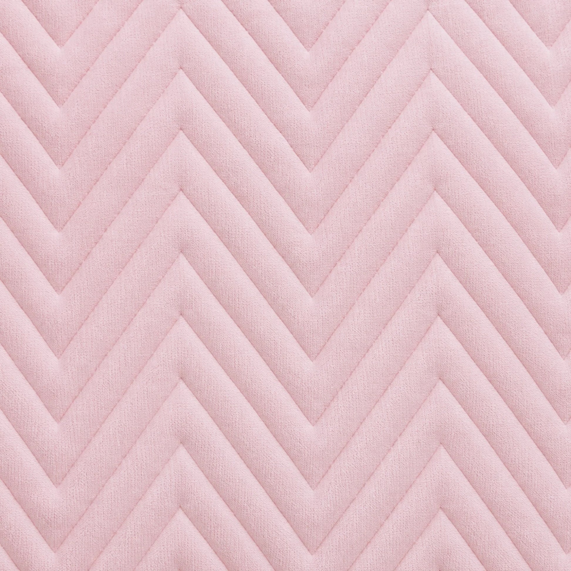 Fort Sawtooth - Quilted Velvet Cushion Cover (Baby Pink)-6
