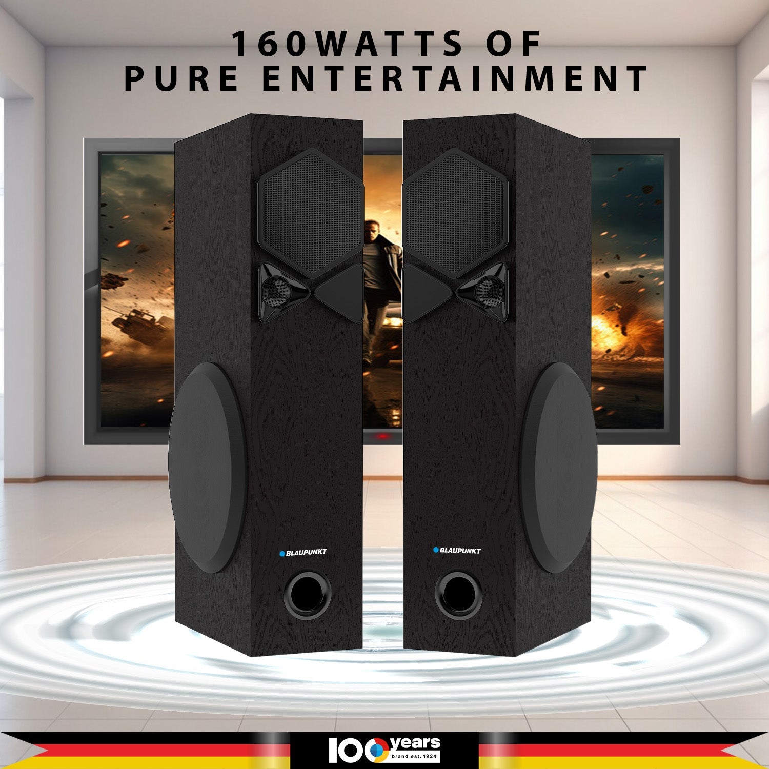 ROCK & ROLL TSP Tower Speakers Refurbished Black-2