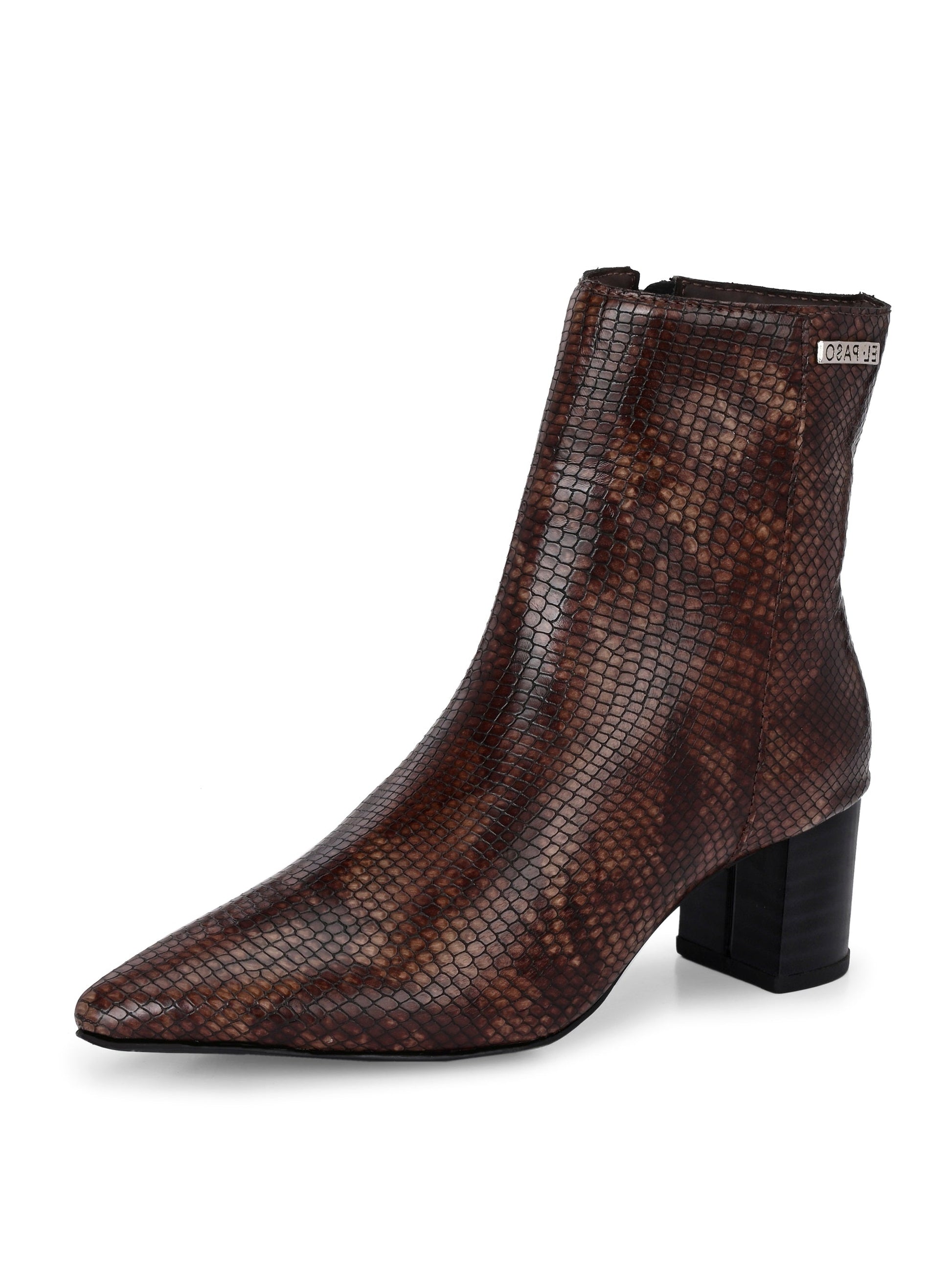 El Paso Women Faux Leather Casual Chelsea Boots-13