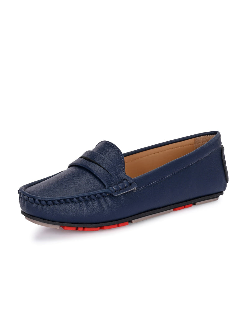 El PASO Square Toe Lightweight Loafers For Women-6