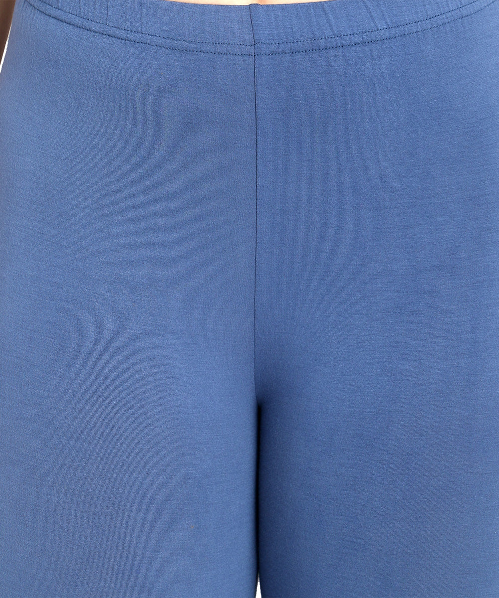 Naturefab Women's Organic Bamboo Legging Blue-5