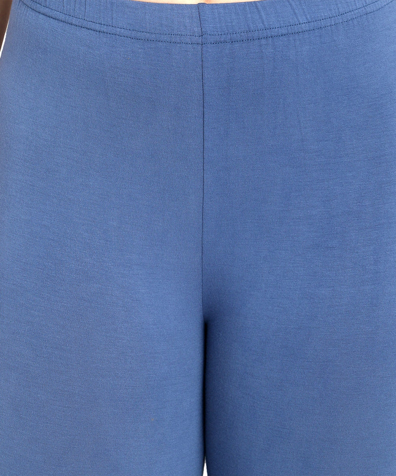 Naturefab Women's Organic Bamboo Legging Blue-5