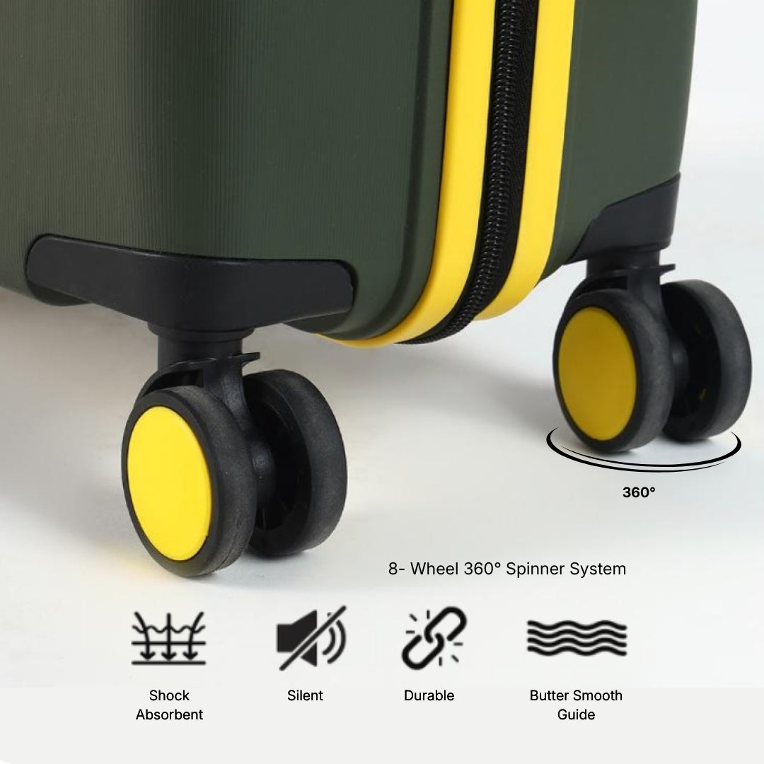 Berlin Olive Trolley Bag-6