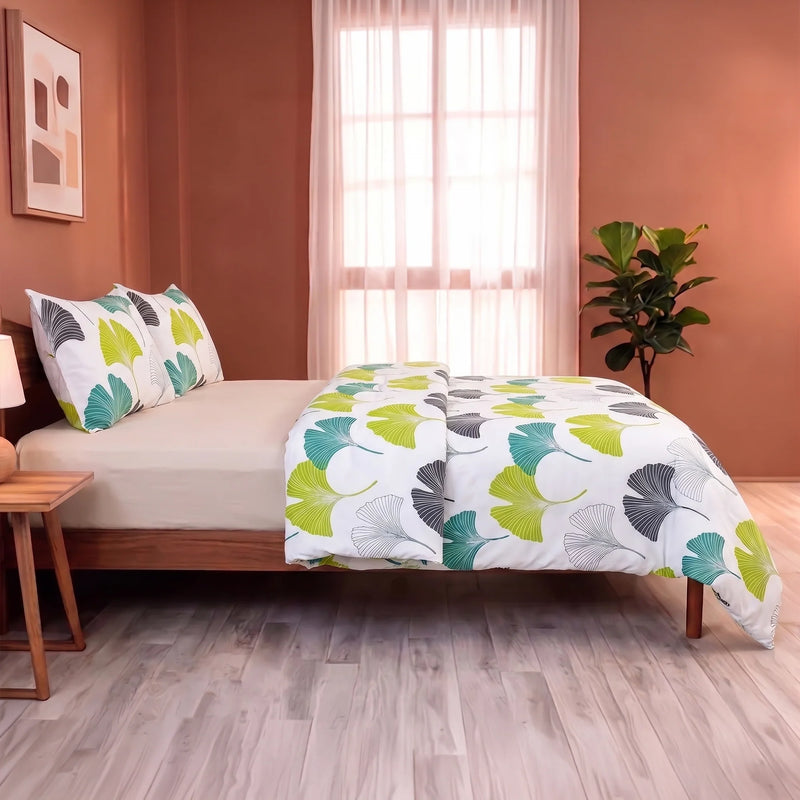 Imprimer Ginkyo - Printed Duvet Cover (Blue & Green)-6