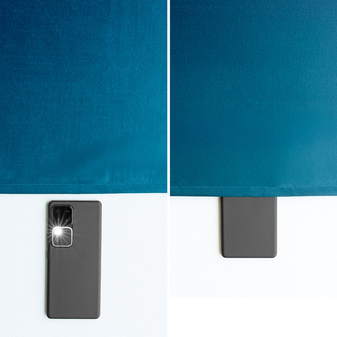 Blackout Ombre Curtain (Turquoise & Blue)-6