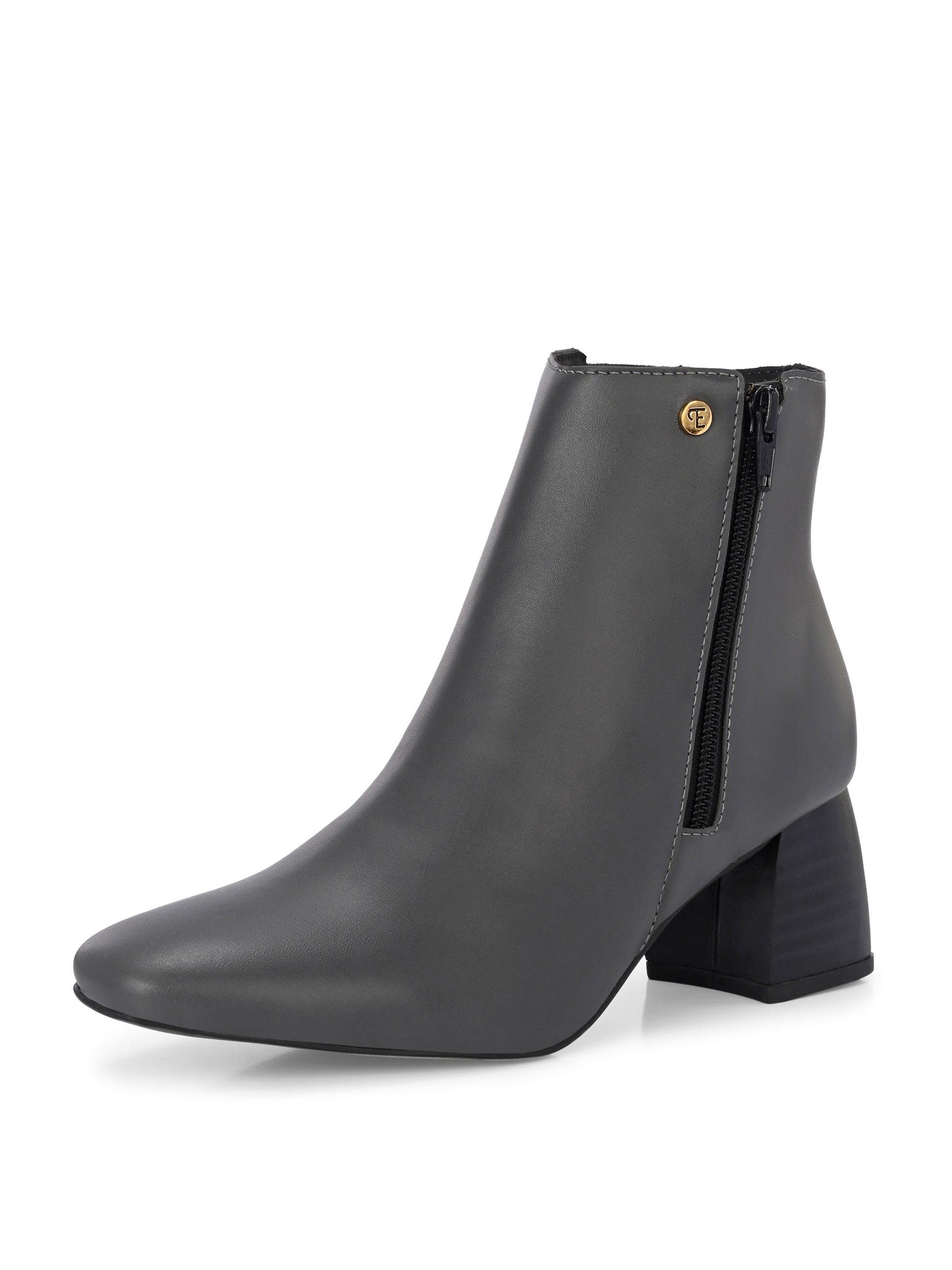 EL PASO Women Suede Faux Leather Casual Chelsea Boots-21