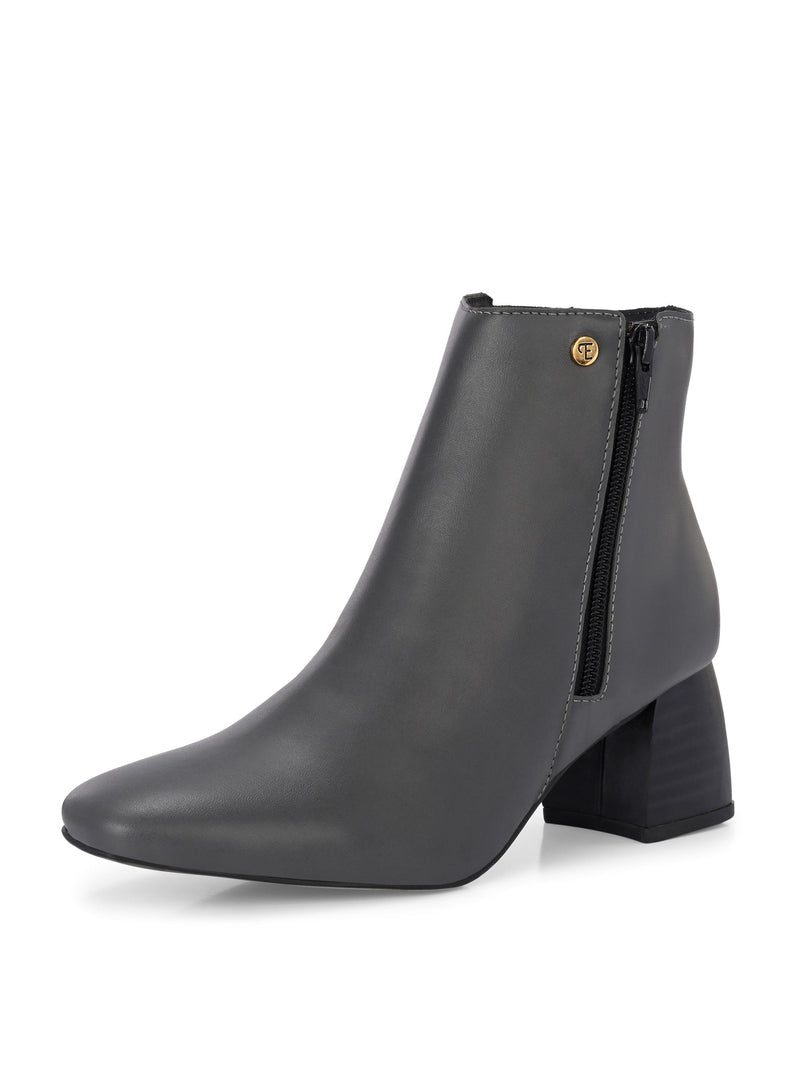 EL PASO Women Suede Faux Leather Casual Chelsea Boots-21