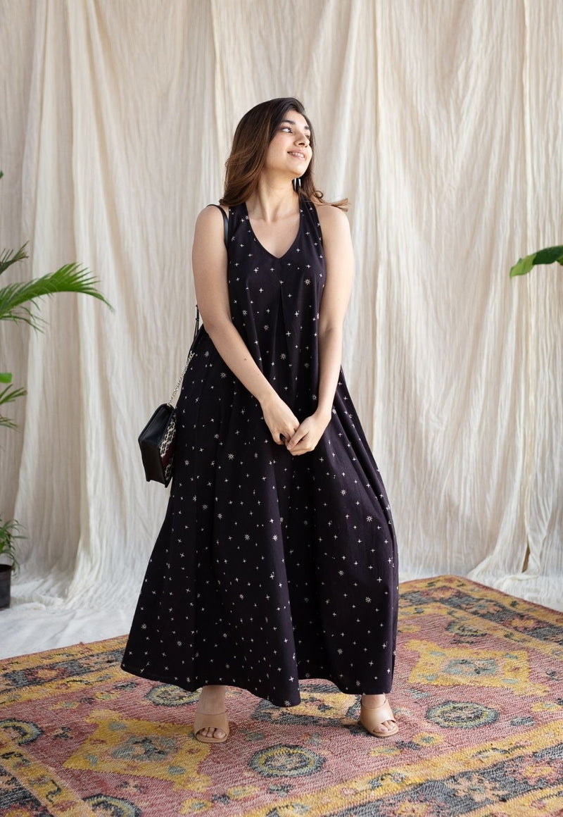 Ditya Ajrakh Cotton Dress