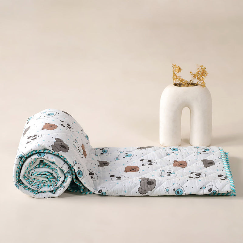 Baby Panda and Friends - Printed Baby Blanket-6