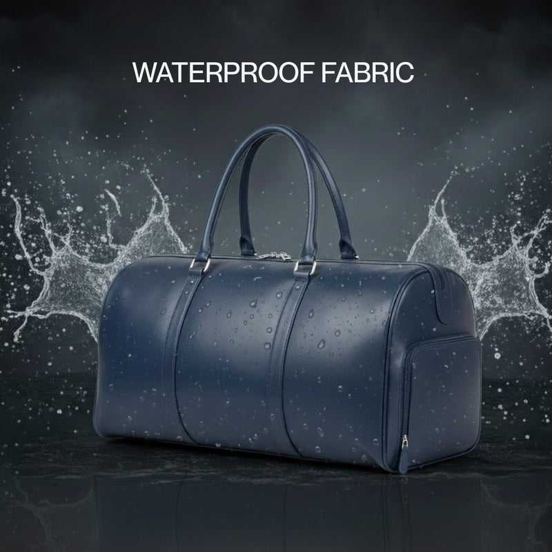 Iconic Blue Duffle Bag-6