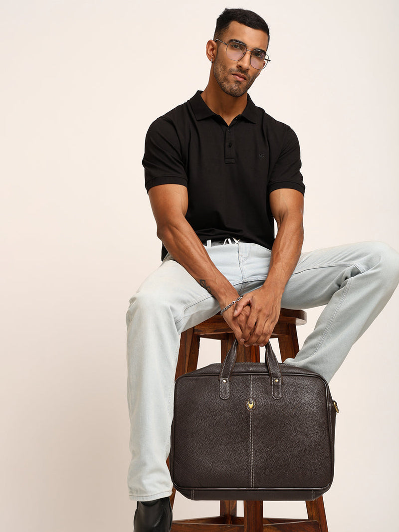 Naturefab Men’s Organic Bamboo Polo Tshirt Black-7