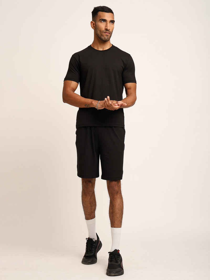 Naturefab Men’s Organic Bamboo Shorts Black-3