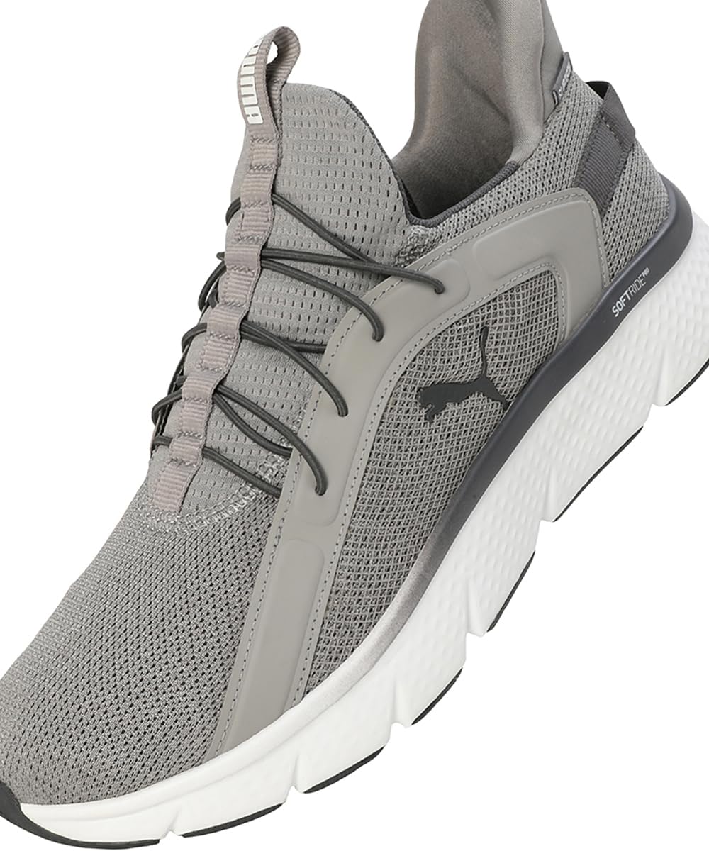 PUMA Softride Pro Dynamic Flex Running Shoes - Strong Gray-Stormy Slate-White