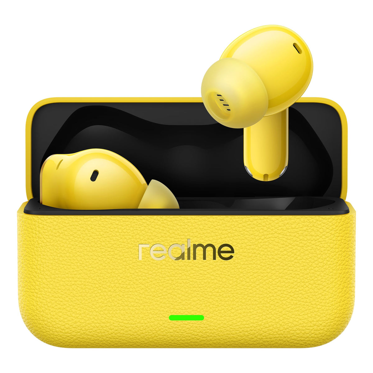 realme realme Buds T500 Pro TWS Earbuds with 12.4mm Drivers, Upto 50dB ANC,3D Spatial Audio, 56H Playtime, AI ENC, IP55 Rating, and 45ms Low Latency BT 6.1 (Lemon Cola) - image 1