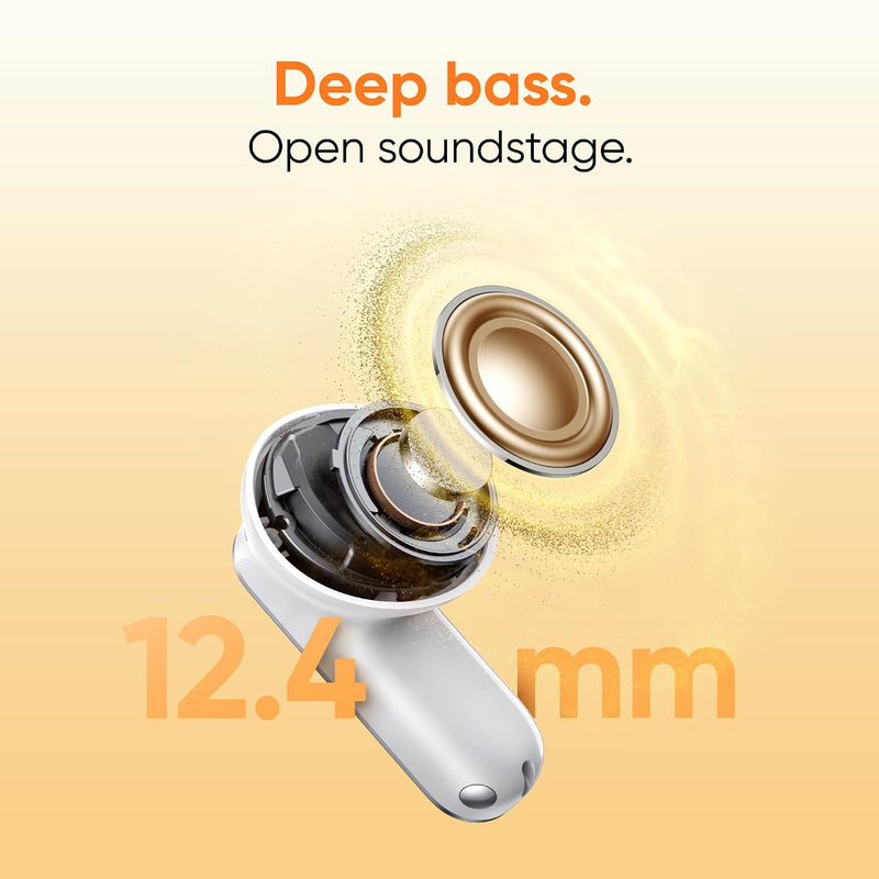 realme realme Buds T500 Pro TWS Earbuds with 12.4mm Drivers, Upto 50dB ANC,3D Spatial Audio, 56H Playtime, AI ENC, IP55 Rating, and 45ms Low Latency BT 6.1 (Lemon Cola) - image 6