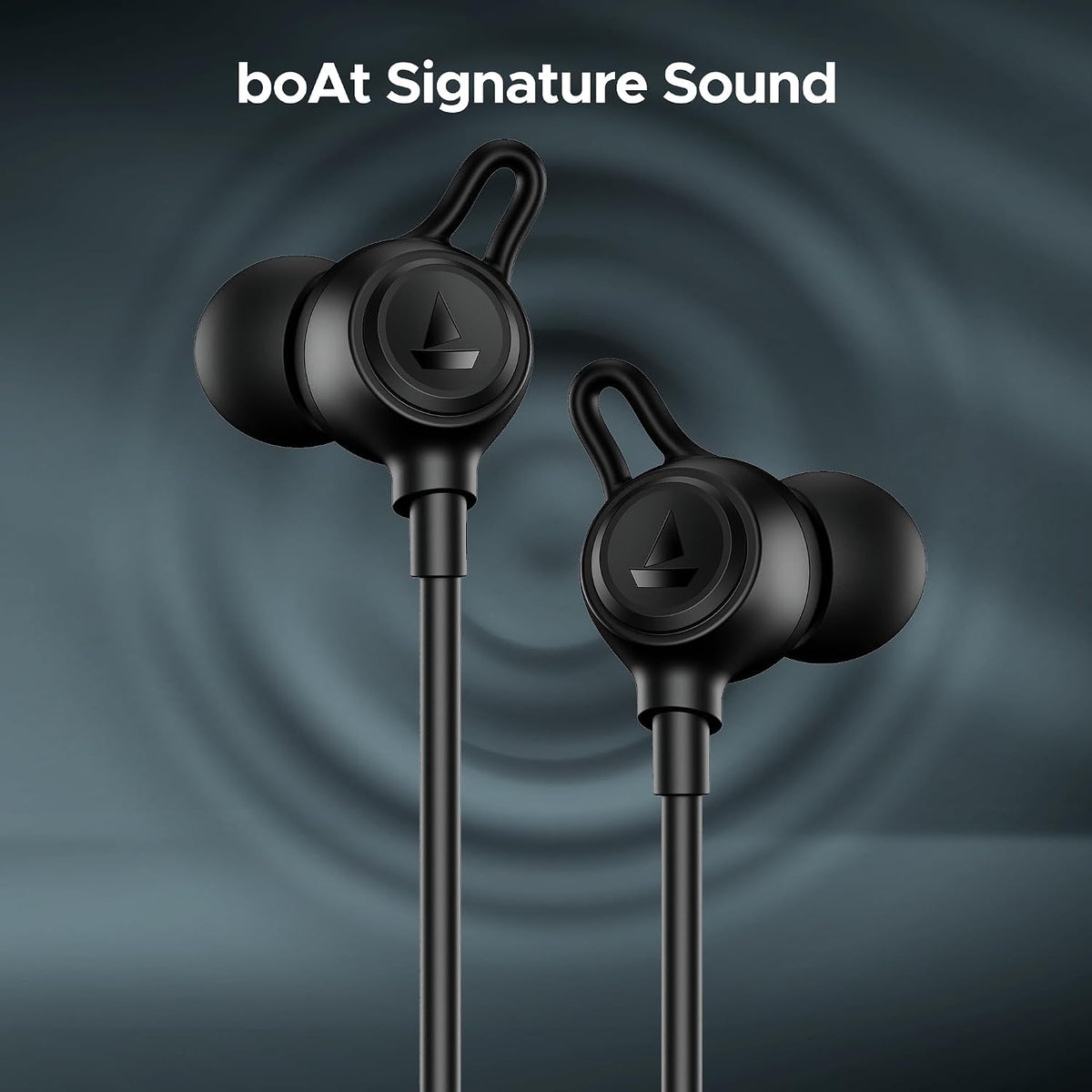 boAt Rockerz 200, 40H Battery, Signature Sound, ENx Tech, Dual Pairing, 60 ms Low Latency, IPX5, ASAP Charge, Magnetic Buds, Bluetooth Neckband, Wireless with Mic Earphones (Active Black)