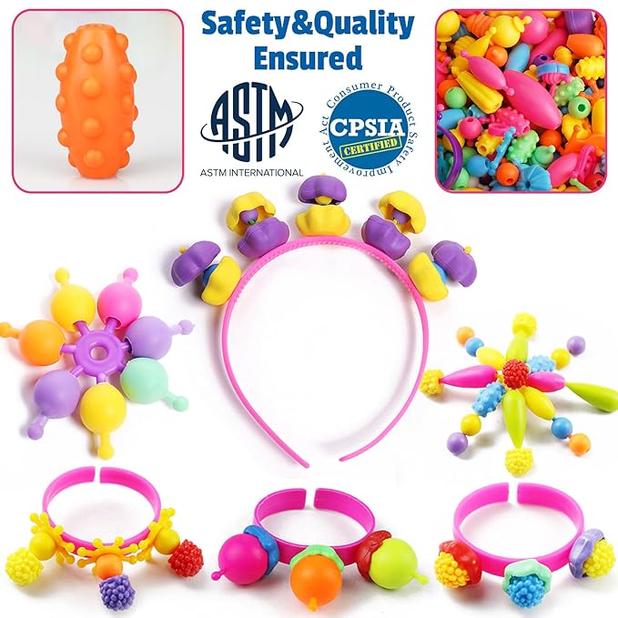 Snap & Sparkle DIY Jewelry Making Kit (520+ Pieces)