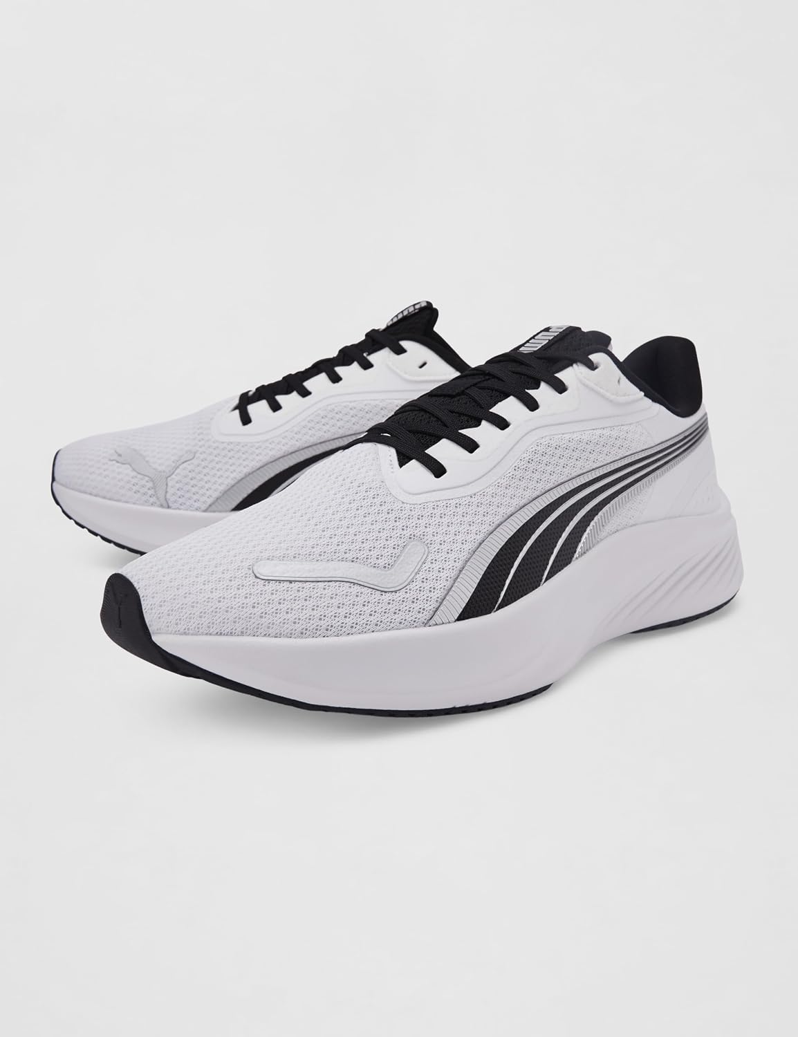 PUMA Pounce Lite Res Running Shoes - Gray Echo-Dusky Gray-Fizzy Light