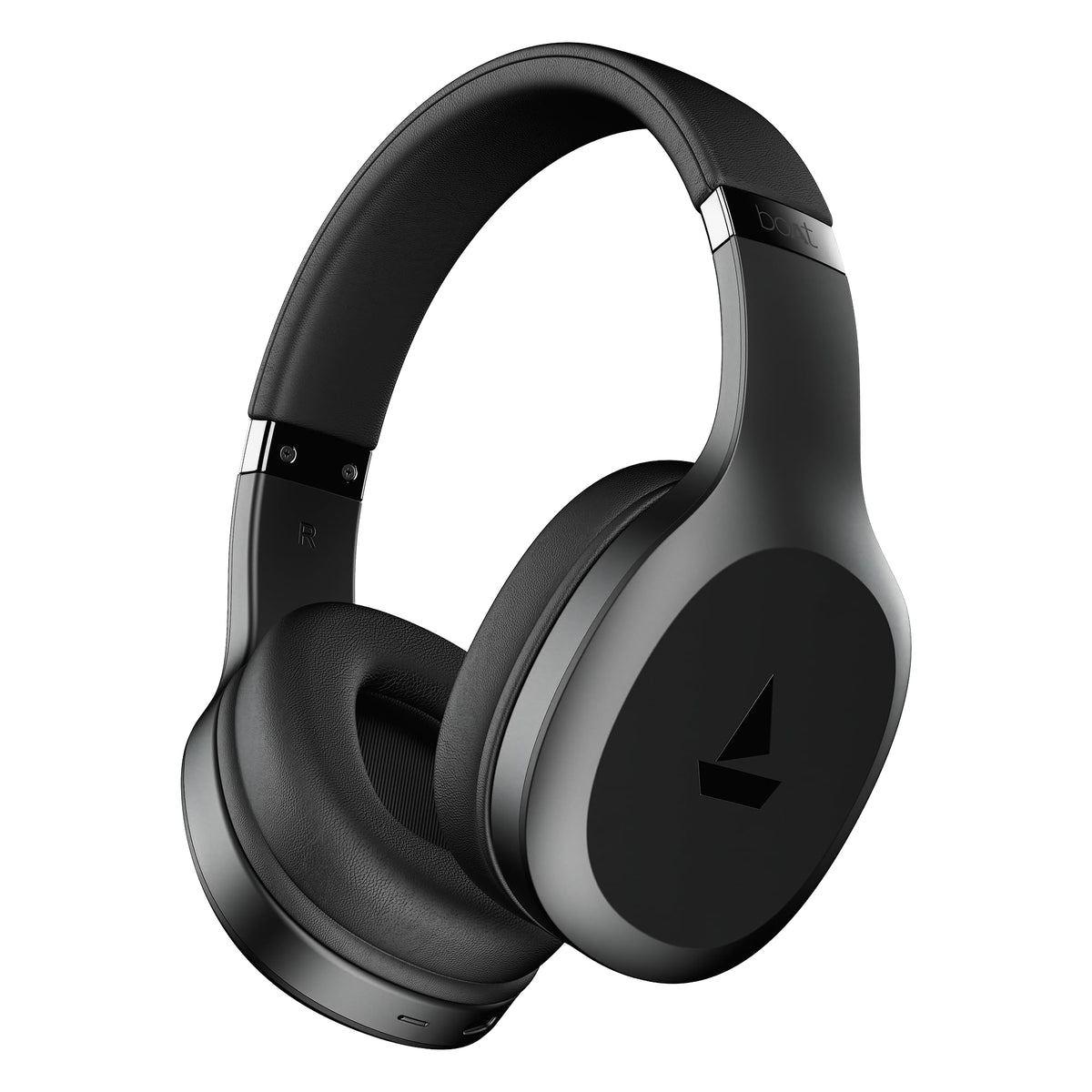 boAt boAt Rockerz 412, 60H Battery, 40Mm Drivers, 40Ms Low Latency, ENx Tech, Stream Ad Free Music via App Support, Bluetooth Headphones, Wireless Over Ear Headphone with Mic (Active Black) - main image