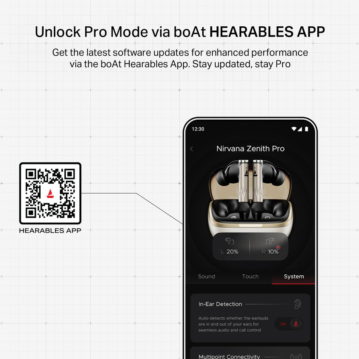 boAt boAt Nirvana Zenith Pro, 50dB Hybrid Adaptive ANC, Spatial Audio, Hi-Res Audio LDAC, 6Mics AI-ENx, 80 Hrs Battery, Bluetooth Earbuds, TWS Ear Buds Wireless Earphones with mic (Velvet Grey) - image 6