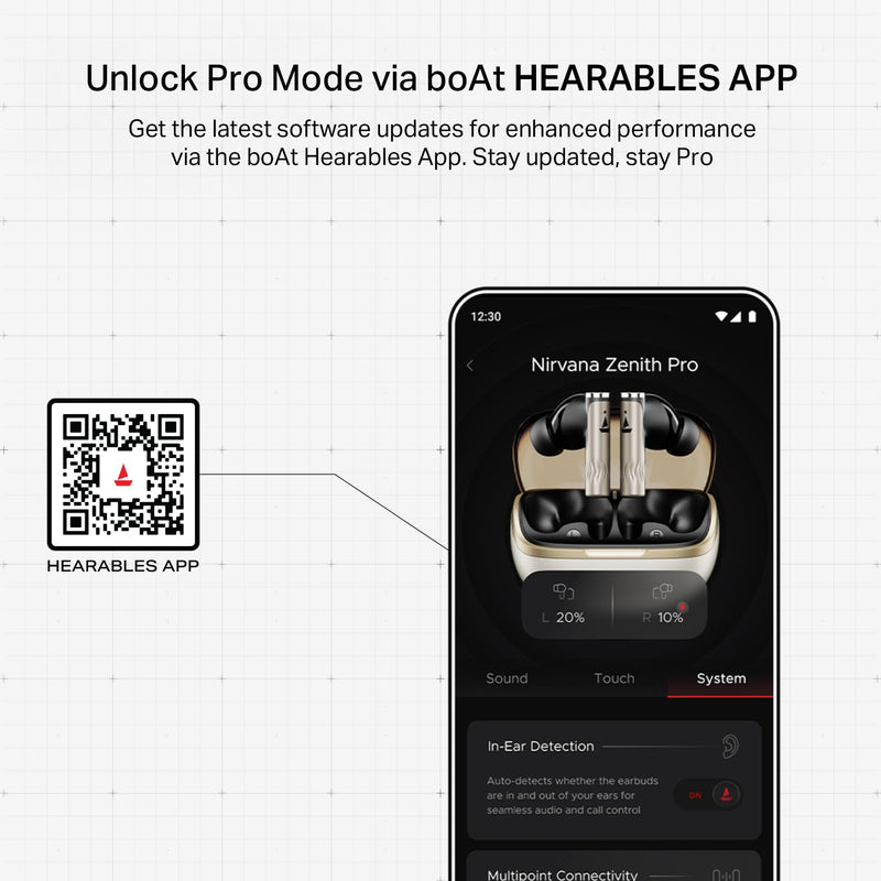 boAt boAt Nirvana Zenith Pro, 50dB Hybrid Adaptive ANC, Spatial Audio, Hi-Res Audio LDAC, 6Mics AI-ENx, 80 Hrs Battery, Bluetooth Earbuds, TWS Ear Buds Wireless Earphones with mic (Velvet Grey) - image 6