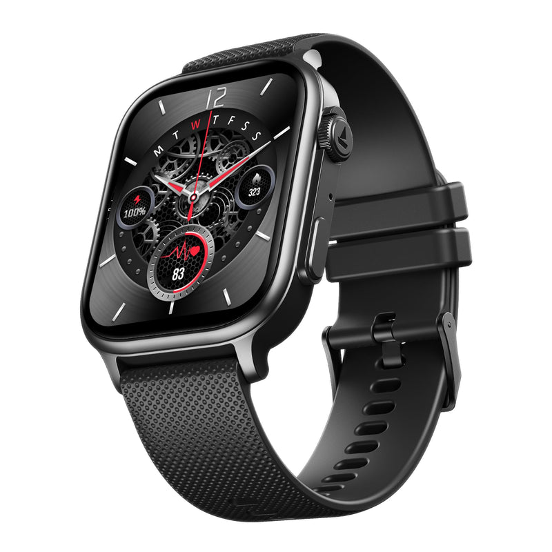 boAt boAt New Launch Storm Infinity Max, 20 Days Maximum Battery, Biggest Battery Capacity Ever! 2.01" (5.1cm) Display, Functional Crown, AI Nudges, BT Calling, Smart Watch for Men & Women (Active Black) - main image