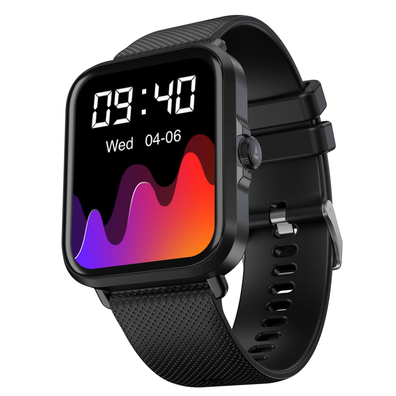 boAt boAt Storm Infinity w/21 Days Extensive Battery Life, BT Calling, Huge 550mAh Battery, Fast Charge, 1.83” (4.65cm) Display, HR, SpO2 & Sleep Tracking, Smart Watch for Men & Women (Active Black) - main image