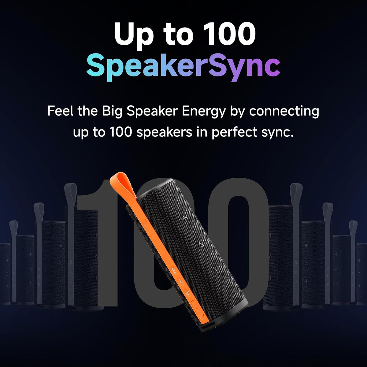 XIAOMI XIAOMI Sound Outdoor Speaker (Black) | 30W Hi-Quality Speaker with Mic | Upto 12hrs Playback Time | IP67 Waterproof & Type C | Wireless Stereo Pairing - image 8