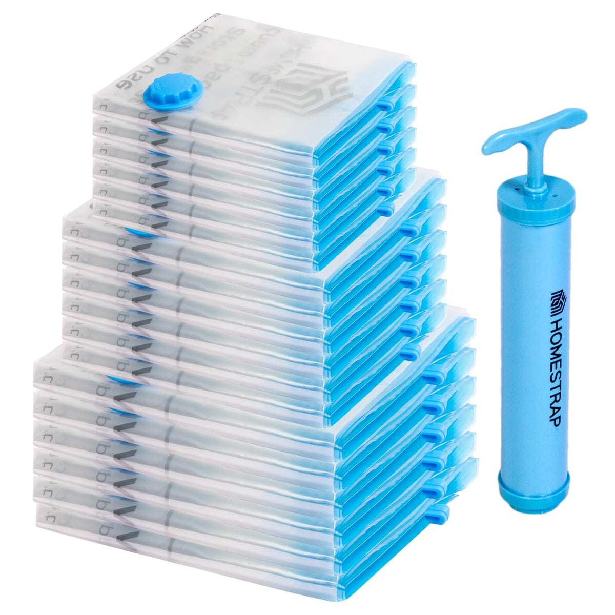 Vacuum Bag | Space Saver Compression Bags with Free Vacuum Pump