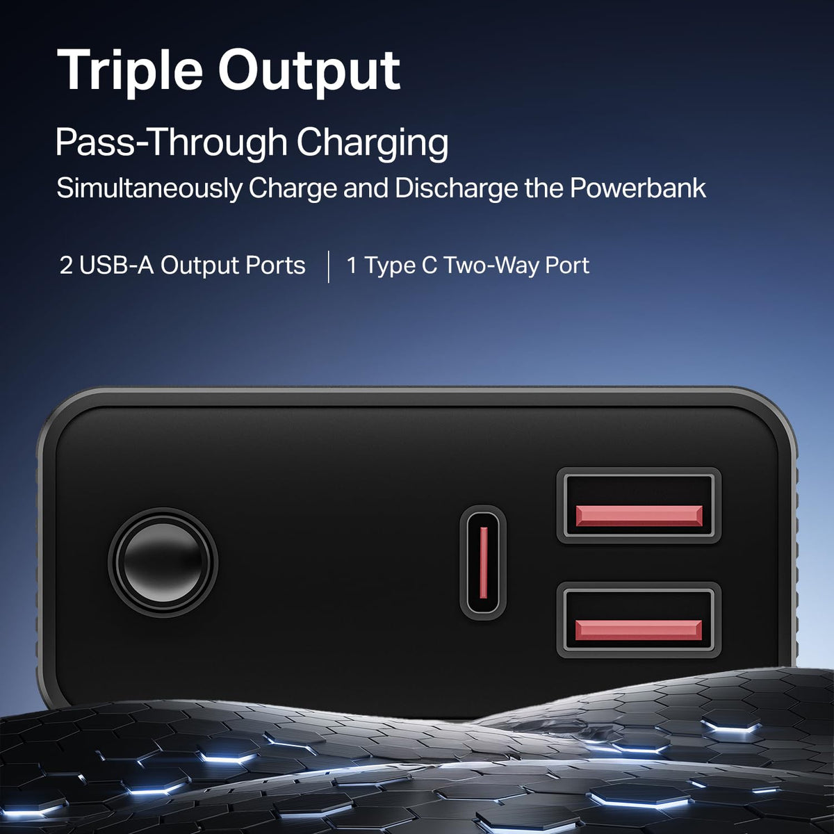 boAt boAt Energyshroom PB400 Pro 20000 mAh 22.5W Pocket Size, Compact Power Bank, Fast Charging (2X Output Ports, Supports Android, iPhone, Tablets, Earbuds, etc.) (Carbon Black) Black Compact - image 5