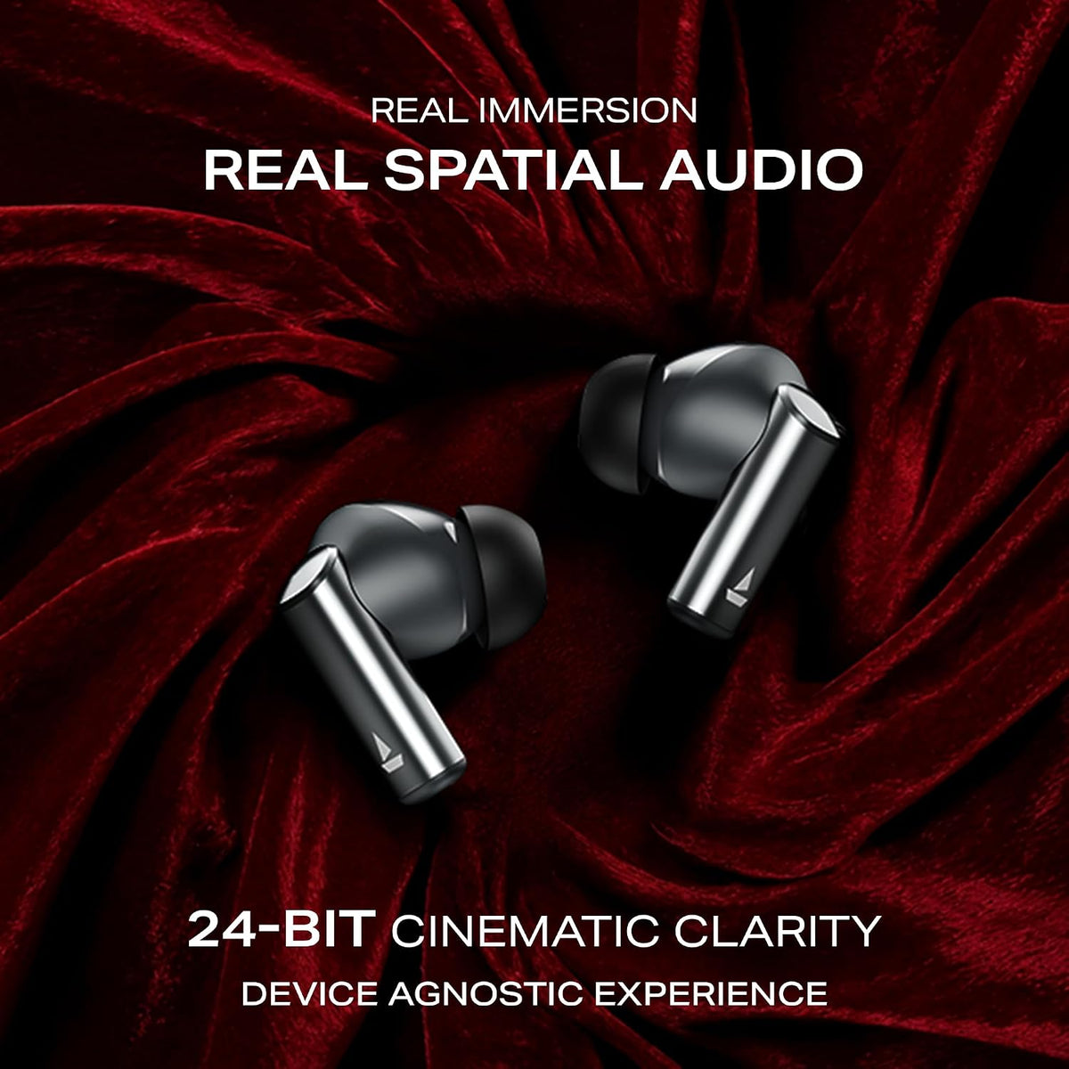 boAt boAt Airdopes Prime 701 ANC, 46dB Hybrid ANC, 50Hr Battery, Real Spatial Audio,Multidevice Connect,App Support, Bluetooth Earbuds, TWS Ear Buds Wireless Earphones with mic (Obsidian Black) Obsidian Grey - image 10