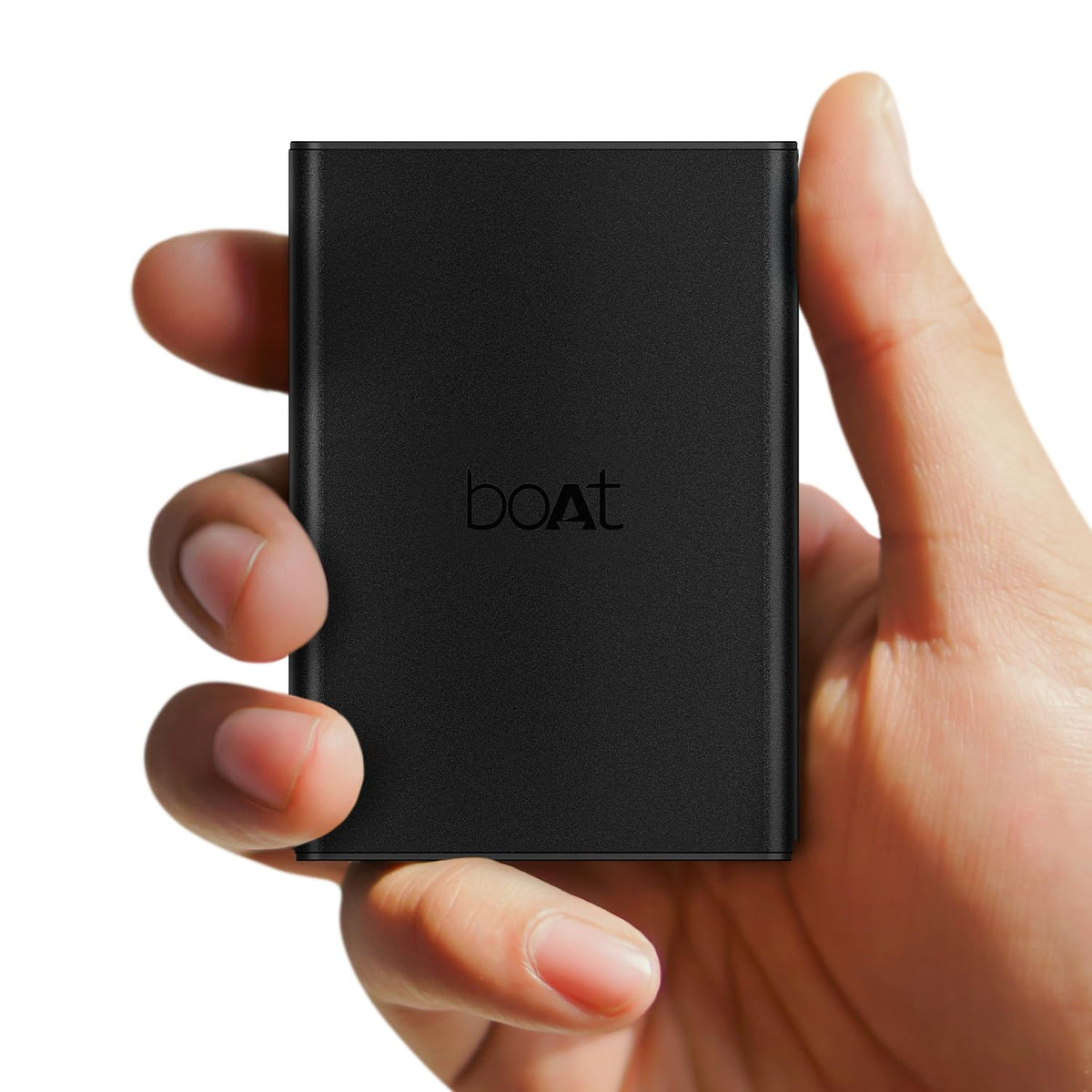 boAt boAt Energyshroom PB400 Pro 20000 mAh 22.5W Pocket Size, Compact Power Bank, Fast Charging (2X Output Ports, Supports Android, iPhone, Tablets, Earbuds, etc.) (Carbon Black) Black Compact - image 1
