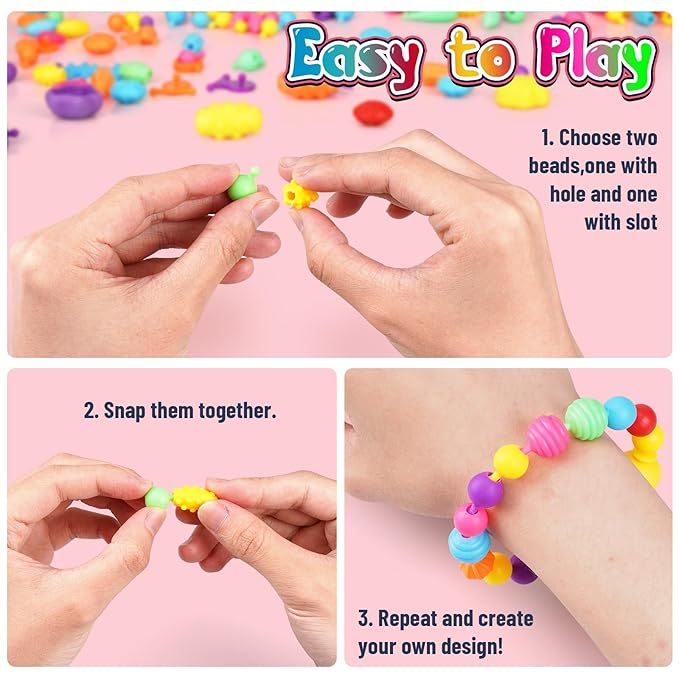 Snap & Sparkle DIY Jewelry Making Kit (520+ Pieces)