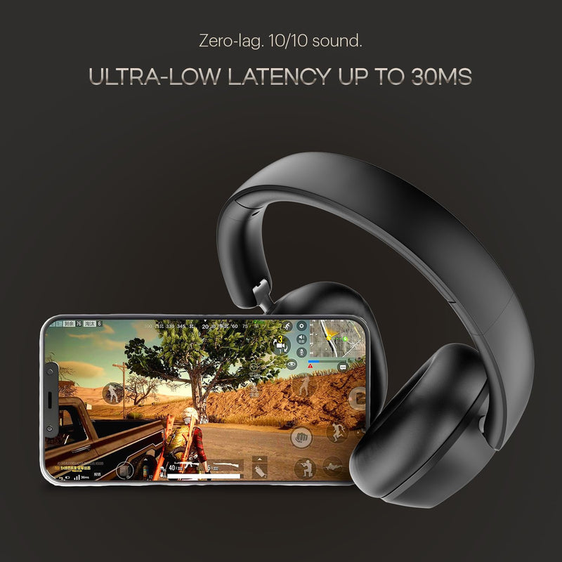 Noise Noise Airwave Max 5 Wireless Over-Ear Headphones with Adaptive Hybrid ANC (up to 50dB), HFA Tech, 80H Playtime, Dual Pairing(Carbon Black) Carbon Black - Airwave Max 5 - image 7