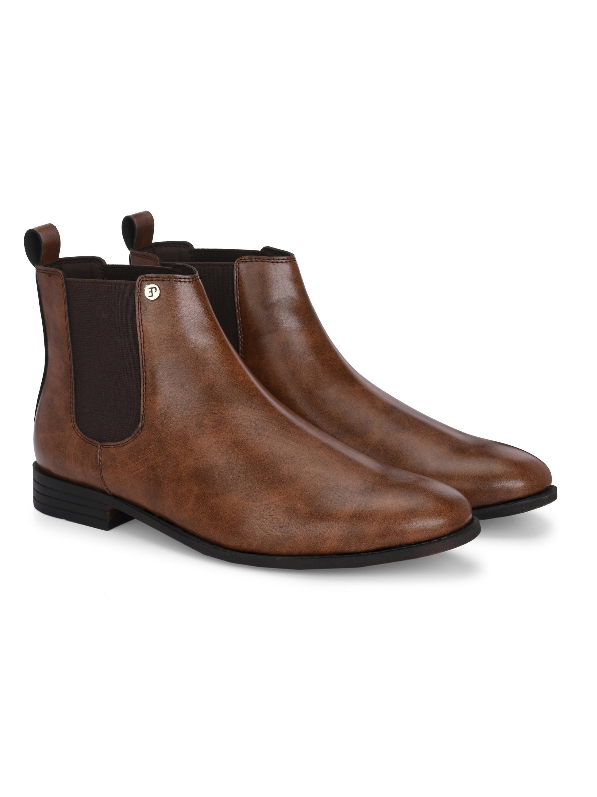 El Paso Men Faux Leather Casual Chelsea Boots-14