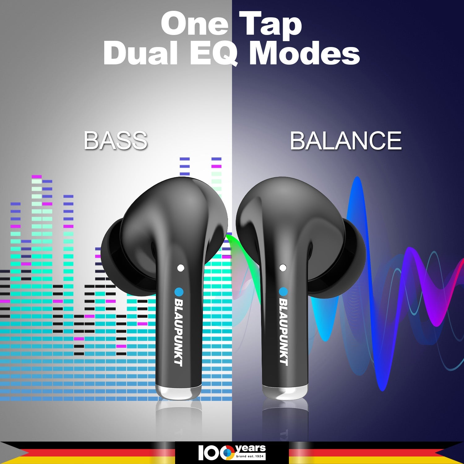 BTW300 Moksha Turbopods TRUE ANC Wireless Earbuds (Black)-7