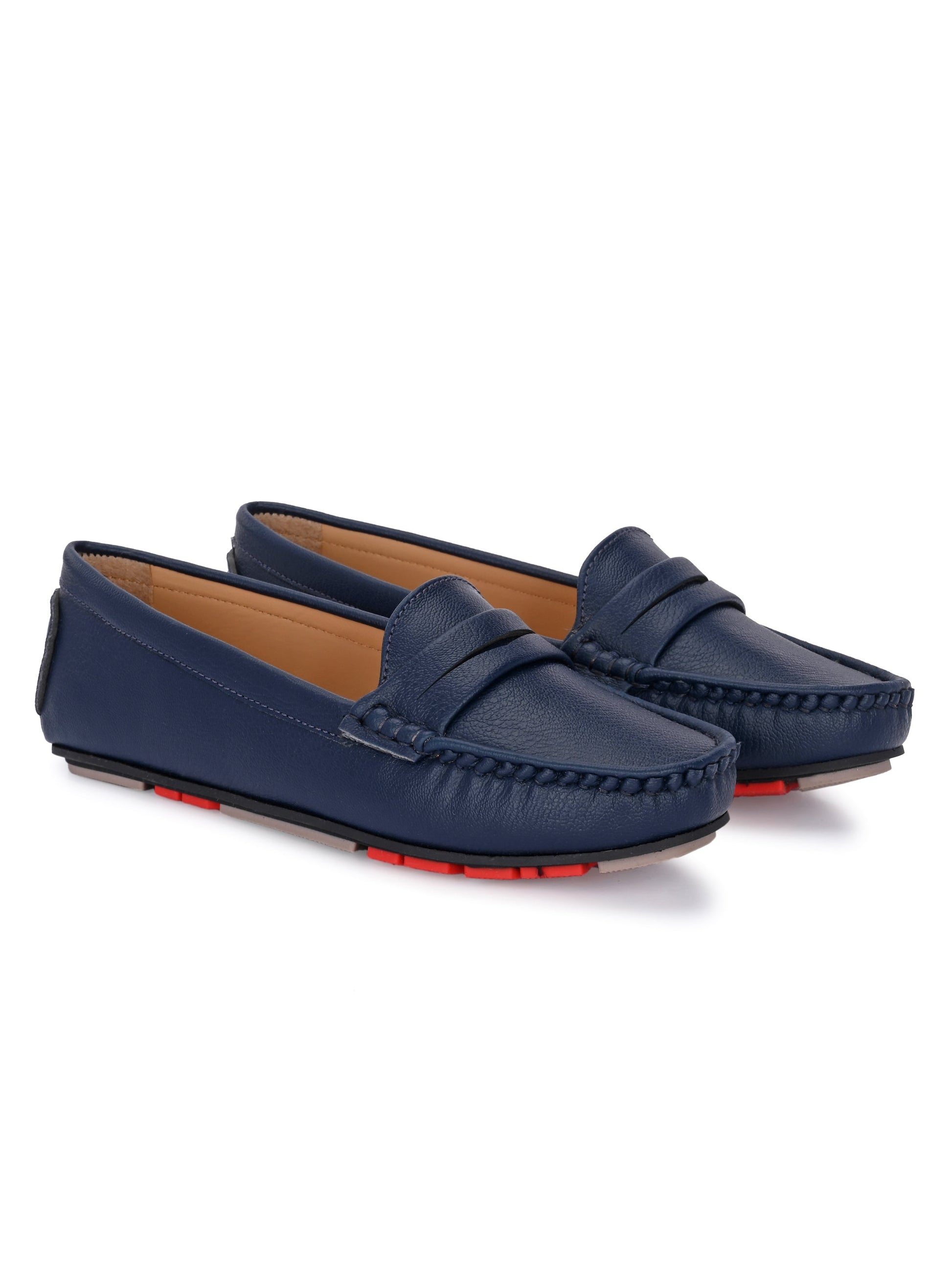 El PASO Square Toe Lightweight Loafers For Women-8