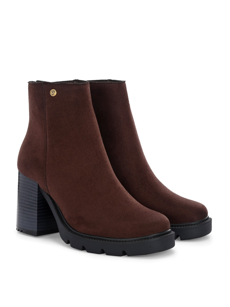 EL PASO Women Faux Leather Casual Chelsea Boots-38
