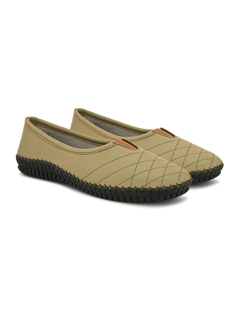 Women Solid Ballerinas with Bows Flats-5