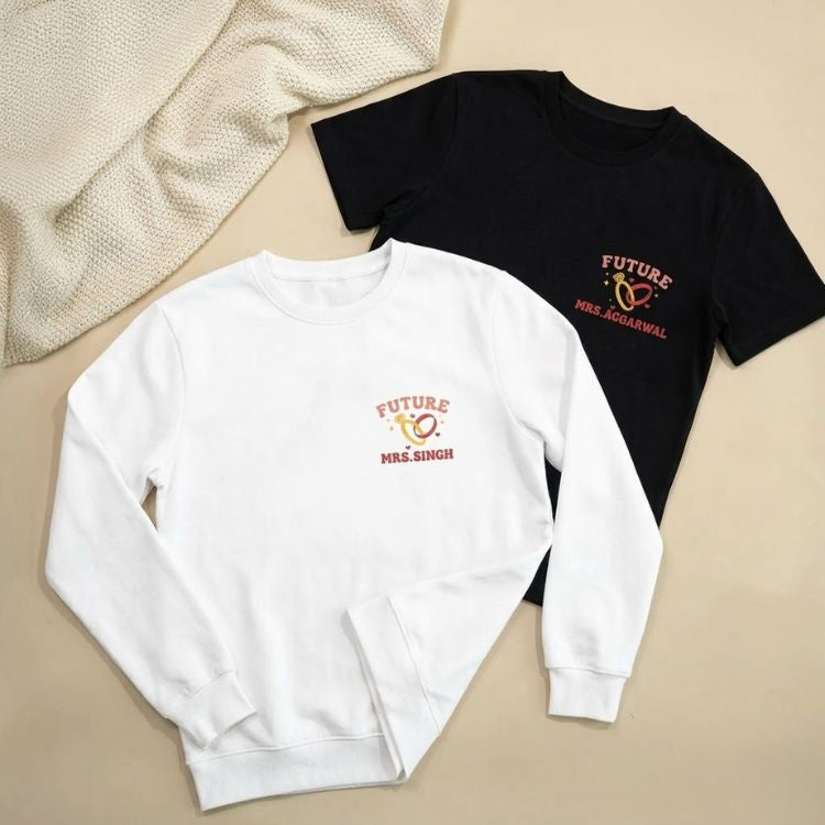 In My Engaged Era 💍 | Custom Future Mrs. T-Shirt-8