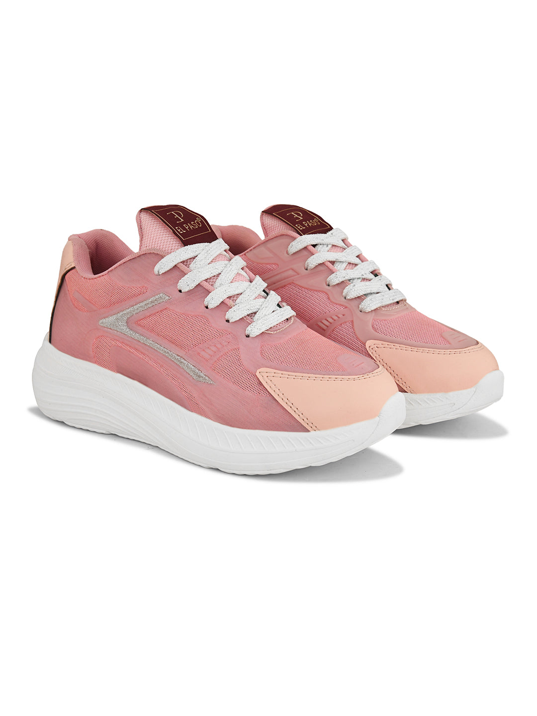 Women Solid Round Toe Lightweight Sneakers-23