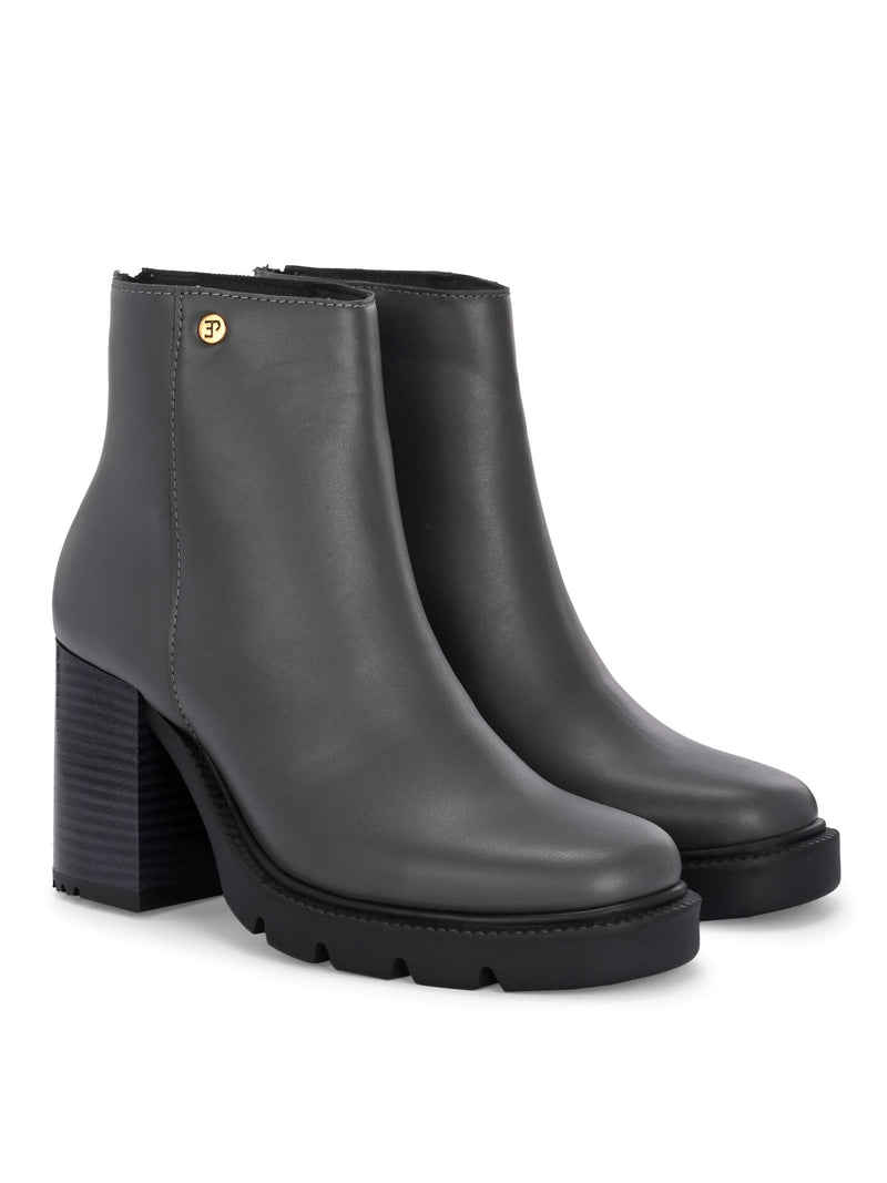 EL PASO Women Faux Leather Casual Chelsea Boots-46