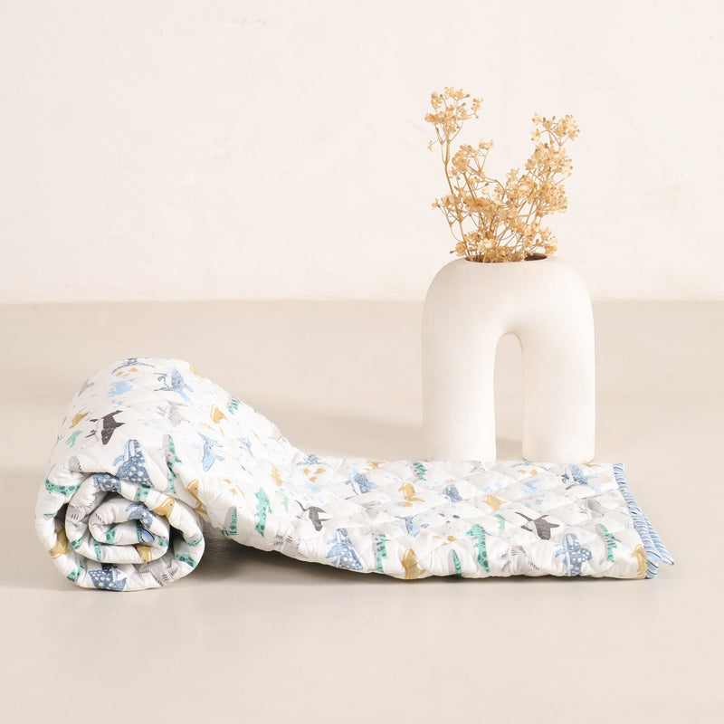 Imprimer Baby Blue Hunter - Printed Baby Blanket-5